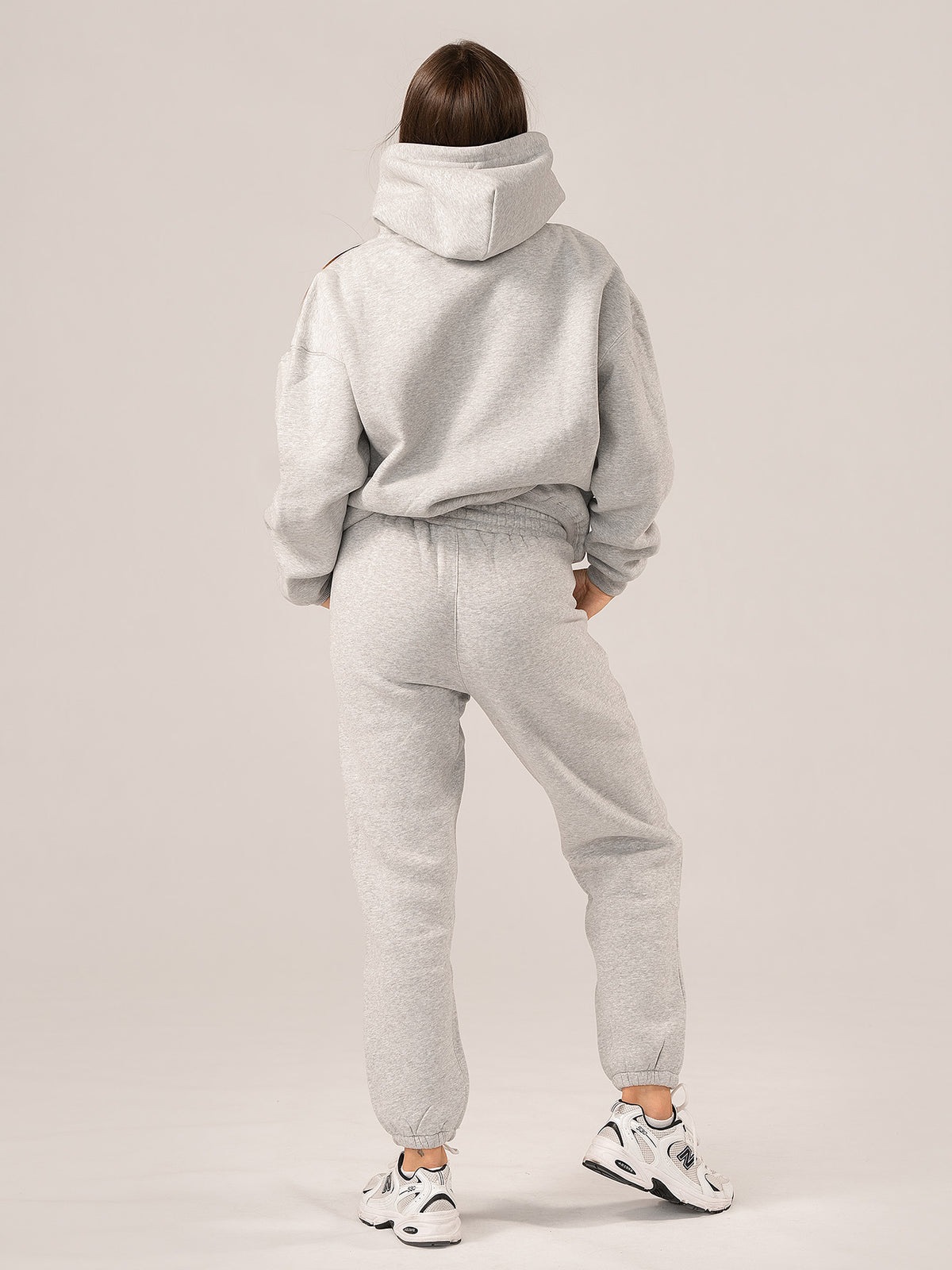 Tracksuits with drawstring - grey
