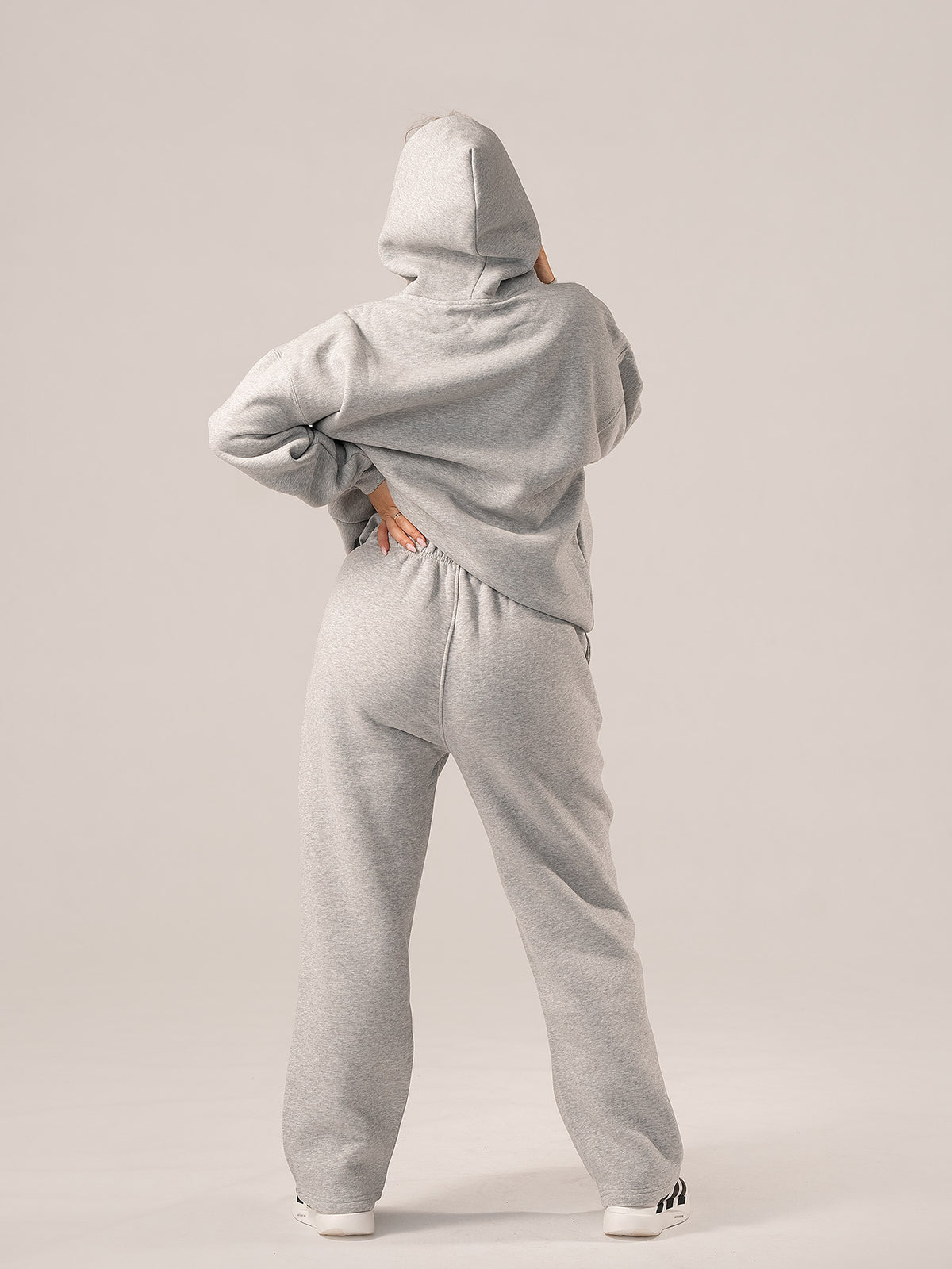 Straight leg tracksuit - grey